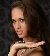 Sir's Gold Plated 1 inch Kegel Balls Love Eggs and Kegel Exercisers